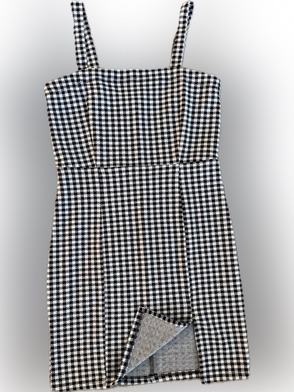 Forever 21 Black and White Gingham Mini Dress